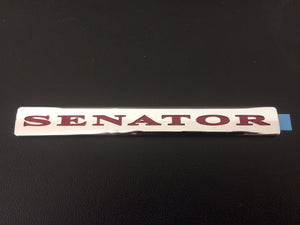 Genuine HSV VT Senator " Boot Lid & Fender Senator Badge " Red/Chrome